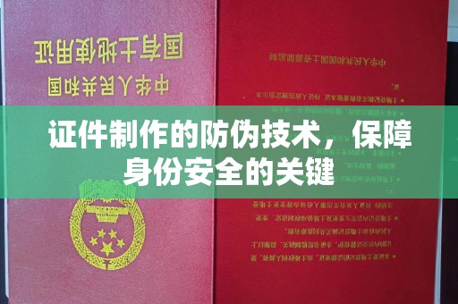 连南证件制作的防伪技术，保障身份安全的关键